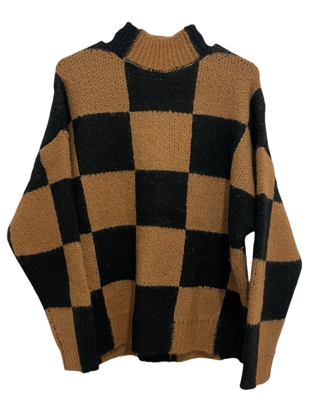 Industry Republic Clothing Wool Blend Mock Neck Sweater
